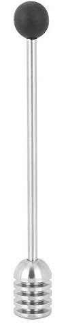 Bastone Cucchiaio, Mestolo Cucchiaio In Acciaio Inox Cucchiaio Mestolo Agitatore Bastone per Miscelare Cucina Strumento di Cottura(Nero)