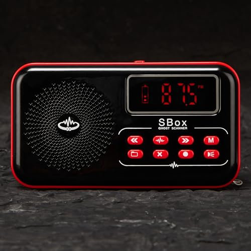 SBOX Ghost Box Radio Scanner with Spirit Box and EVP Recorder for Ghost Hunting