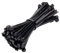 Beinear 100 Pack of Black Cable Ties, 100mm x 3.6mm, 4 Premium Tie Wraps - Self Locking, Strong Nylon Zip Ties