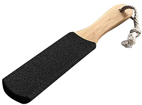 Lima de pie, removedor de callos de archivos de pies secos húmedos, mango de madera, removedor de piel dura, herramienta profesional de cuidado de pies, herramienta de pedicura de escofina portátil