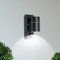 Unikcst Applique Murale Exterieur avec Detecteur de Mouvement IP44, 5W Blanc Froid 6000K Éclairage Mural extérieur pour Entrée Jardin Couloir, Noir Lampe murale incl. 1 ampoule GU10