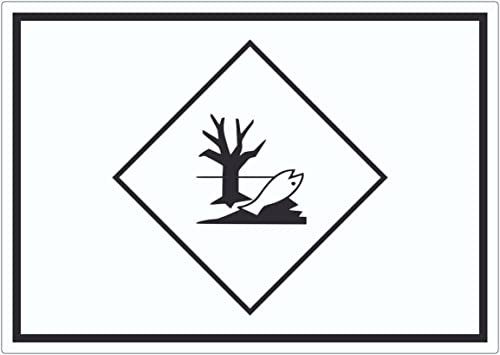 Aufkleber Kenn­zeichen Umwelt­gefähr­dend Symbol Fisch Wasser Baum A2 (420x594mm)
