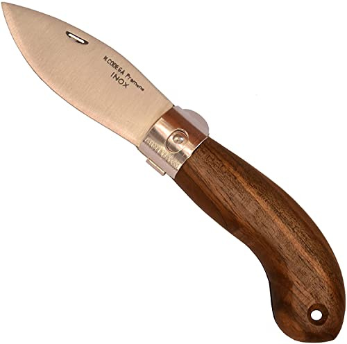 Gifaz Messer LANZO aus Nussbaumholz Klinge 9 cm INOX