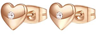 Brosway Orecchini Donna In Acciaio Con Simbolo Cuore, Orecchini Donna Collezione Chakra - BHKE041