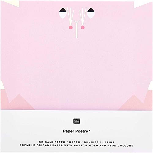 Origami Sakura Sakura, Hasen, 30 Blatt, 15 x 15 cm FSC MIX