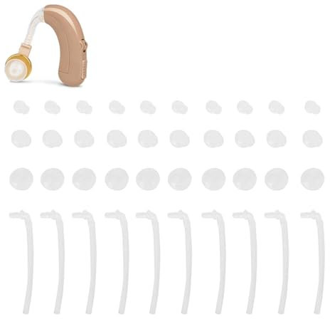 Replacement Silicone Hearing Aid Eartips Domes, Ear Care Hearing Aids Sound Tube Accessories