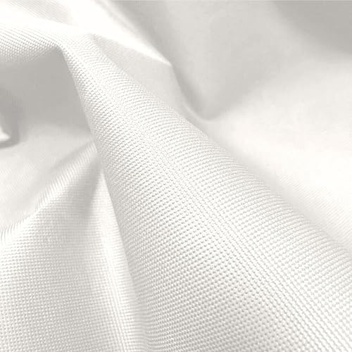 A-Express White 20oz Heavy Duty Thick Waterproof Canvas Fabric 600D Outdoor Cover 5X Meters