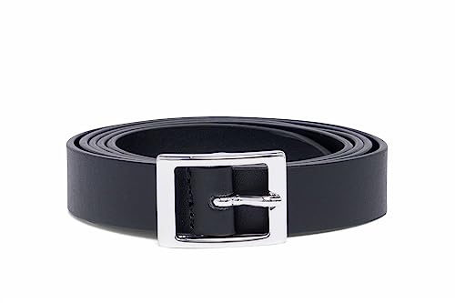 Replay Damen Gürtel aus Kunstleder, Black 098 (Schwarz), 90