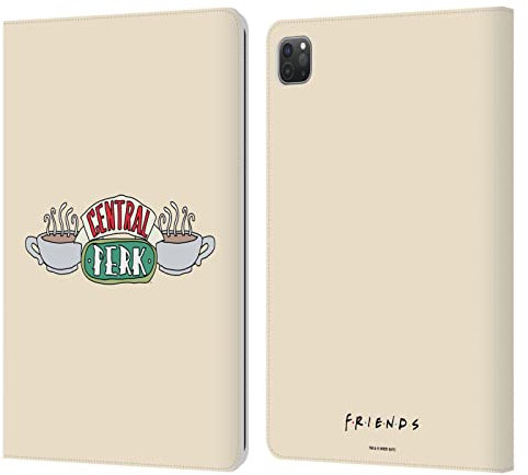 Head Case Designs Licenciado Oficialmente Friends TV Show Central Perk Icónico Carcasa de Cuero Tipo Libro Compatible con Apple iPad Pro 11 2020/2021 / 2022