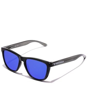 Northweek Regular Gafas de Sol, Smoky Grey-Sky, Talla única Unisex Adulto