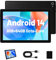 Byxsb Tablette 10 Pouces Tablette Android 14 8GB + 64GB / 1TB TF Octa - Core Tablet PC 1280 * 800 HD + IPS écran 5MP + 8MP Double Caméra Batterie 5000mah Garantie de 1 an(Noir)