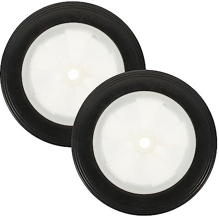 MERRYHAPY 2stücke Gartenwagen-ersatzräder Für Rasenmäher Sackkarrenräder Wagenrollen Hohe Tragfähigkeit Flexible Rotation Langlebig Und Stabil