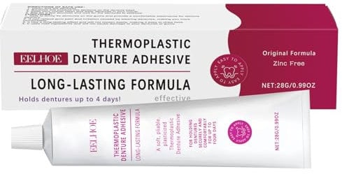 Zahnprothesen Haftgel Thermoplastischer Prothesenkleber Zahnprothesen Kleber Zahnprothesen-haftmittel Haftcreme für Zahnprothesen Thermoplastischer Zahnprothesenkleber(1 Stück)