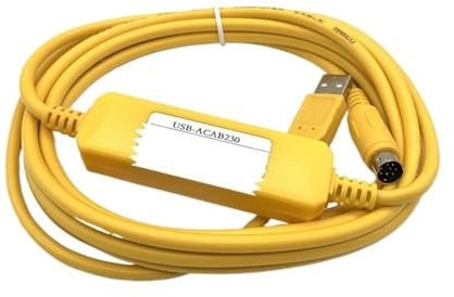 MMKBLRDI Cable de programación de PLC USBACAB230, Adaptador USB a RS232 for Cable Serie USB-DVP ES EX Eh EC SE SV SS, 1 Uds.