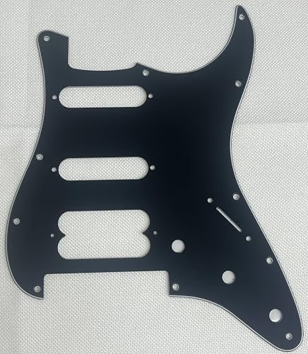 Pickguard pour guitare Fender Player Stratocaster Floyd Rose HSS (3 plis noir)