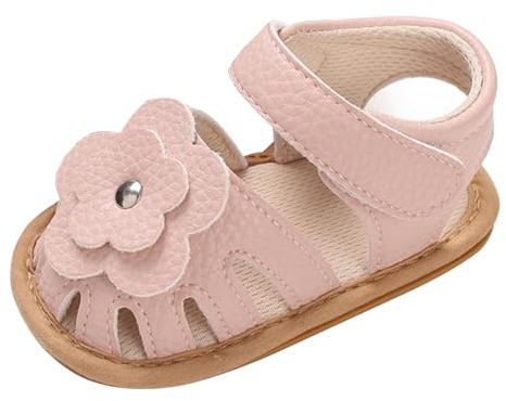 MASOCIO Baby Sandalen Mädchen Baby Sommer Schuhe Babyschuhe Flach Gummi Anti-Rutsch