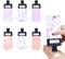 WUSJCOF Flacon Silicone, 6 pièces Rechargeables et Anti-Fuites, Étanches, Réutilisable, Bouteilles de Voyage pour Huile Solaire, Après-Shampoing, Lotion, Gel Douche, Crème, Maquillage Liquide (90 ml)