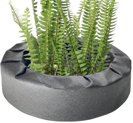 DAWCBVJQ 22cm Schwimminsel Teich Rund Treibende Pflanzinsel Schwimmende Blumeninsel Schwimmender Pflanzkorb Teich Stoff Schwimmend Wassergartenpond Pflanzer Aquatische Blumeninsel Zur Gartendekoration