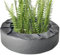DAWCBVJQ 22cm Schwimminsel Teich Rund Treibende Pflanzinsel Schwimmende Blumeninsel Schwimmender Pflanzkorb Teich Stoff Schwimmend Wassergartenpond Pflanzer Aquatische Blumeninsel Zur Gartendekoration