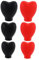 Gatuida Lot De 6 Étuis À Pinceaux De Maquillage Transparents Housses De Protection Pour Pinceaux De Maquillage Étuis De Voyage Ronds Protections De Pinceaux En Gel De