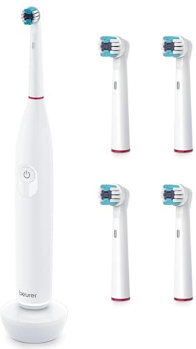 3x Elektrische Zahnbürste - 15 Bürstenköpfe - beurer TB 30X Onpack oszillierend