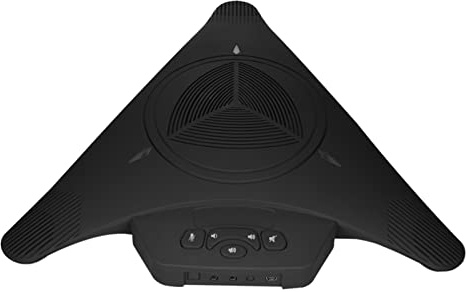 Garosa Konferenzmikrofon, USB-Plug-Play, Omnidirektionaler Lautsprecher mit 360-Grad-Audioaufnahme für Geschäftstreffen, und -kompatibel