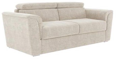 Vente-unique - Schlafsofa 4 Rizora - Polyester - beige