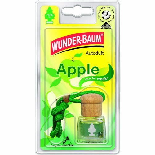 WUNDER-BAUM 461207/4 Lufterfrischer 4-er Set Duftflakon Apple