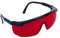 Laser Schutzbrille und Pulslicht, verstellbar, Rot