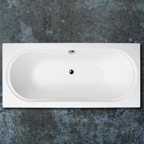 Badewanne Briana 170x75cm 43cm tief Acryl in weiß