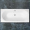 Badewanne Briana 170x75cm 43cm tief Acryl in weiß