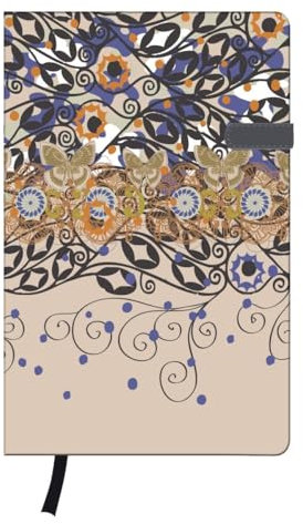 Herlitz 11369345 Notizbuch my.book Lady, Romantic, mit Magnetverschluß, A5, 96 Blatt liniert