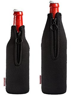 DRESS YOUR DRINK Neopren Flaschenkühler Getränkekühler Bierkühler (Kombipaket 1x0.5 Liter 1x0.3 Liter)
