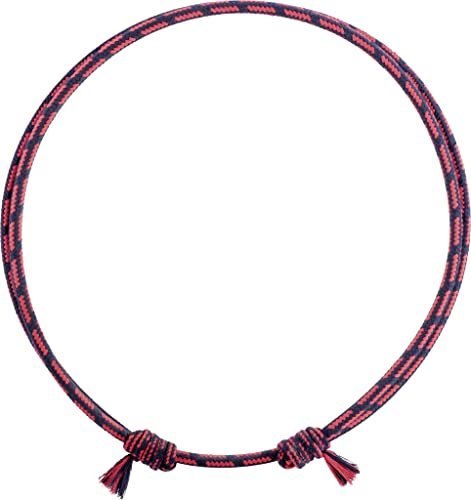 USG 15200002 Halsring, rund und größenverstellbar, Marine/Rot