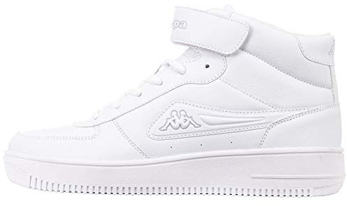 Kappa Unisex Bash Mid sneakers, Weiß, 44 EU