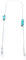 GERNEO® - DAS ORIGINAL - Premium Brillenband & Brillenkette (Silber/Blau)