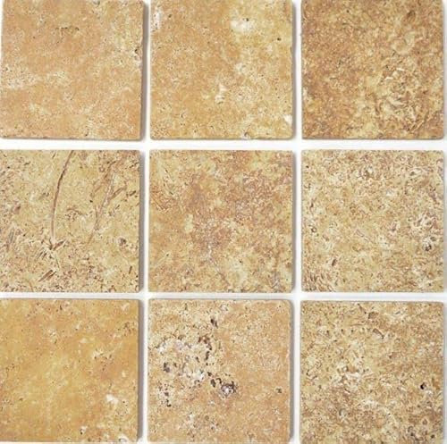 Piastrella Travertin pietra naturale giallo piastrella oro antico Travertin MOSF-45-51010