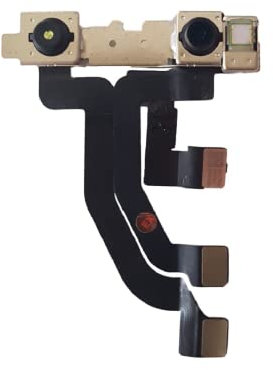 Smartex® Komplett Frontkamera Ersatz kompatibel mit iPhone x / 10 – Vordere Kamera mit Sensor und Flex Kable