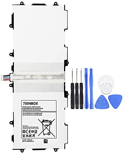 7XINbox T4500E T4500C 3.8V 6800mAh Batteria Ricambio per SAMSUNG GALAXY TAB 3 10.1 P5200 P5210 P5220 P5213 GT-P5210 GT-P5200 GT-P5220 GT-P5213