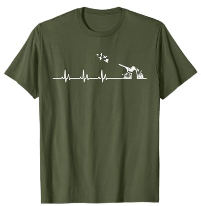 Jäger Jagd Herzschlag Hunting Jagdhund Jäger Geschenk T-Shirt