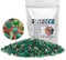 RIFNY Kieselsteine, Dekosteine Achat Kies Deko für Garten Blumentopf Pflanzen Sukkulenten Kaktus, Aquarium Kies Steine (680g, Grün)