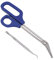 Cuticle Scissor, Long Handled Nail Scissors Clippers, Ingrown Toenail File Stable Portable Long Handle Toenail Clippers for Elderly for Pregnant Woman for Home Travel(L)