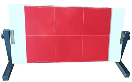 LLAA Tischtennis Rebound Tafel Schreibtisch Tischtennis-Rebound-Board Für Tischtennisplatte, Fachmann Single Self-Study Training Ping Pong Return Board, Für Zuhause/Fitnessstudio (Color : Red)