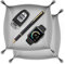 AIBAOBAO Leather Organizer Tray Set - 2 Pieces PU Leather Catchall for Men's Jewelry, Keys, Coins, Wallet, Watch, Phone, Glasses - Valet Tray for Entryway, Nightstand