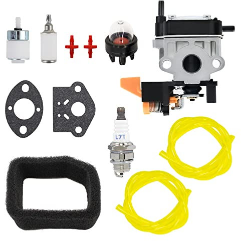 NIMTEK 985893001 Vergaser mit Luftfilter für Homelite Ryobi RY30040A RY30040B RY52002 RY52004 30cc Rasentrimmer Freischneider Ersatz Walbro WYC-9-1