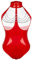 SEAUR Strampler Damen Sexy Catsuit Wetlook Lack Leder Club Slim Fit Netz Tights Bodycon Leder Strampler Einteilige Glossy Hautenge Ledersuit Bühnenkostüm
