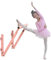 Ballettstange Rosa Ballettstange aus Stahl, verstellbare Wandverlängerungsstange, Zuhause/Tanzstudio/Schule (Size : 1M/3.3FT)