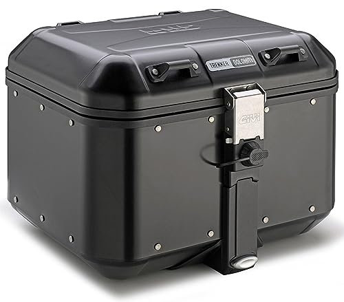 givi dlm46b topcase + trager trekker dolomiti kompatibel mit moto guzzi v7 iii stone/special 2017 2018 2019 2020 mototopgun