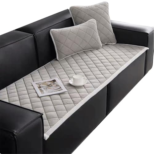 uyeoco Sofabezug Sofa Überzug Ecksofa L Form Couch überwurf,Plüsch Superweich Sofaüberwurf rutschfest Sofabezug Sofaüberwurf Verdicktes Dekoration Für 2 3 Sitzer Sofa (Color : 7@, Size : 70x210cm)