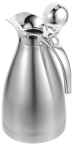 HOLIDYOYO Botella De Agua De Acero Inoxidable Hervidor Térmico Aislante Jarra Para Agua Fría Para Casa y Oficina Diseño y Superficie Lisa